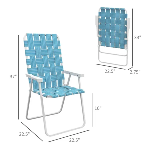 264lb-Folding-Camping-Chairs-2-Pack-Free-Ship