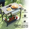 31.5-inch-steel-surface-supporting-pizza-oven-and-portable-tent-accessories-on-rocky-terrain