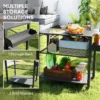 All-terrain-camping-cart-with-lockable-casters-in-Joshua-Tree-desert-doubling-as-a-seedling-station