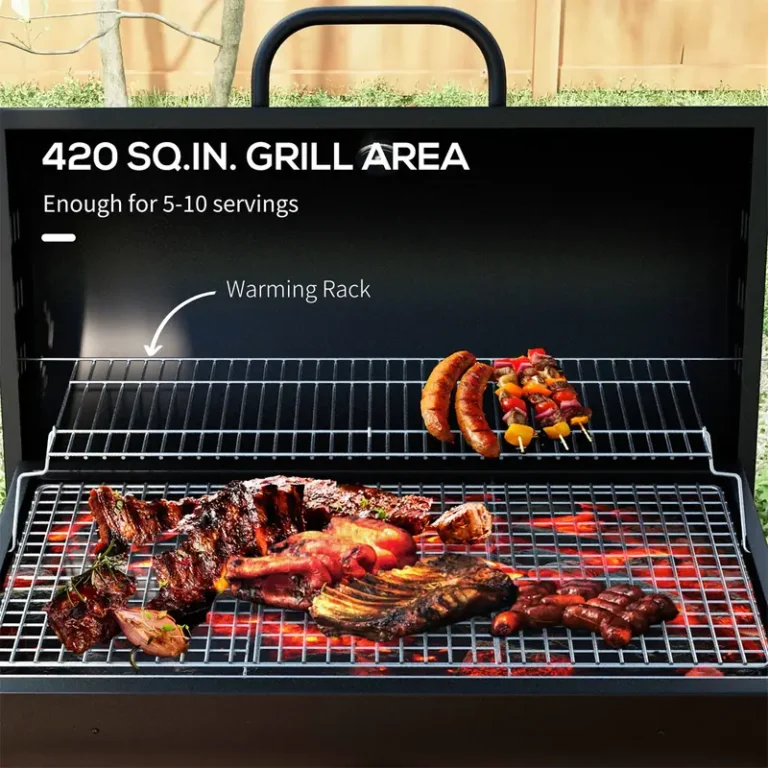 Portable Charcoal Grills with temperature gauge