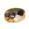 Family-cooking-with-foldable-cookware-on-a-picnic-table-featuring-7.8-inch-pan-and-nested-components