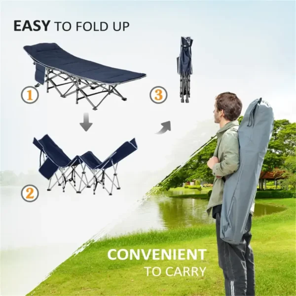 Family-using-camping-cot-inside-a-large-outdoor-tent-during-rain