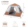 Four-Seasons-Family-Camping-Tent-during-a-rainy-day